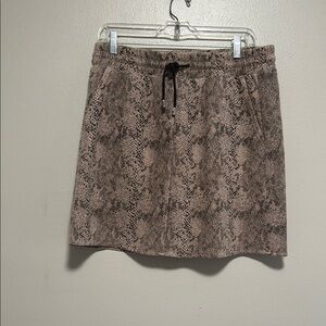 Stylish Snake Print Skirt